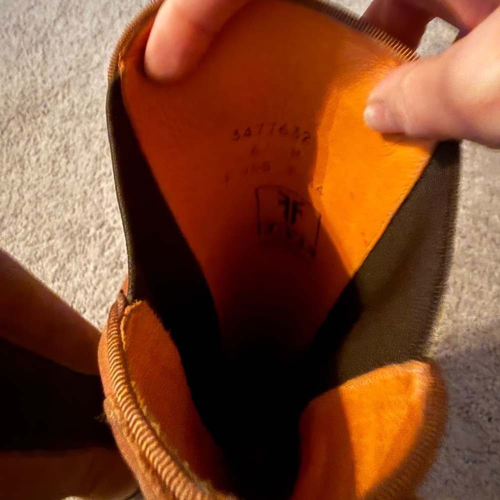NEW 6 Frye Brown Leather Riding Boot - Picture 10 of 11